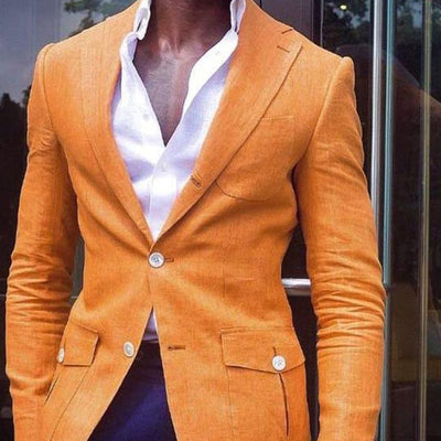 Slim Fit Button Down Blazer