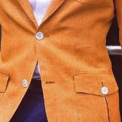 Slim Fit Button Down Blazer