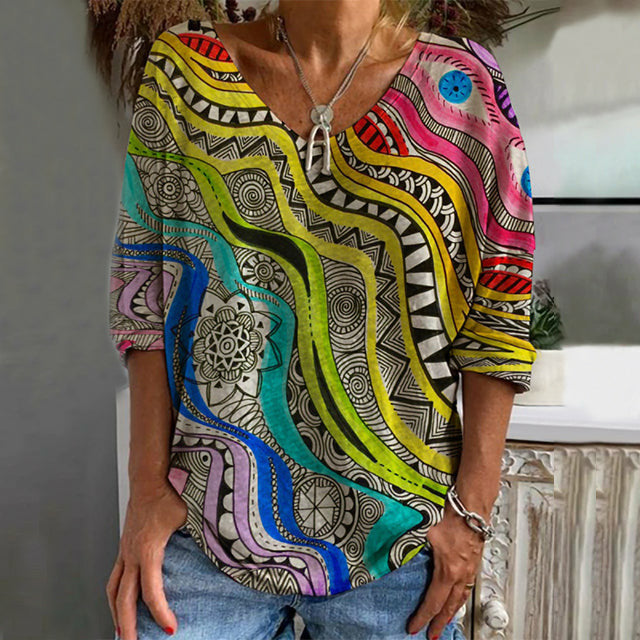 Jackie™  Coloured blouse