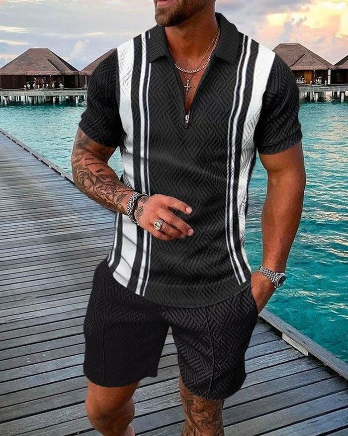 Jefferson I Polo + shorts set