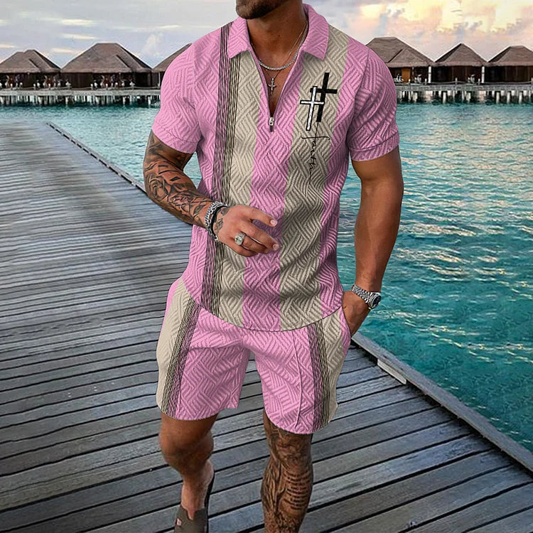 Booker I Polo + shorts set