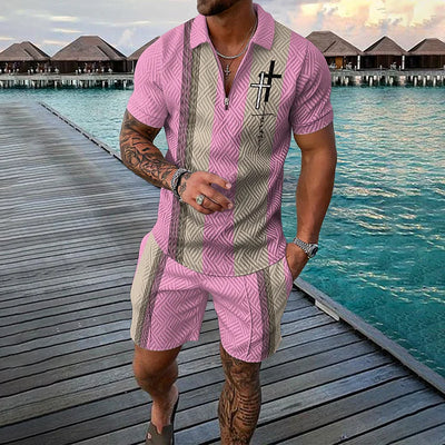 Booker I Polo + shorts set