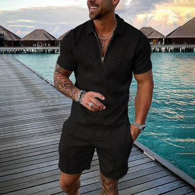 Luther I Polo + shorts set