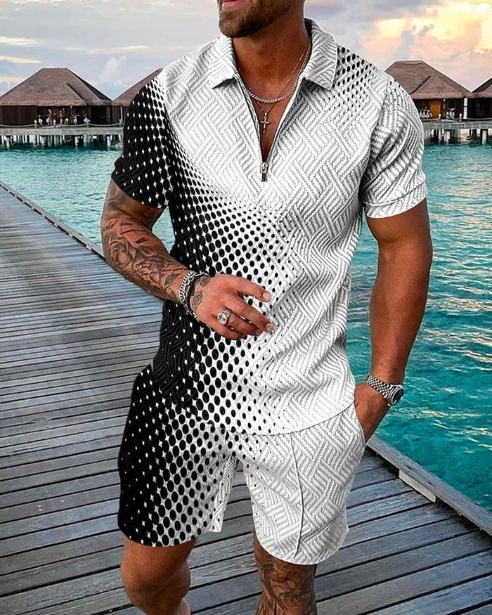 Stephen I Polo + shorts set