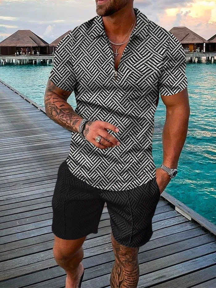 Charles I Polo + shorts set