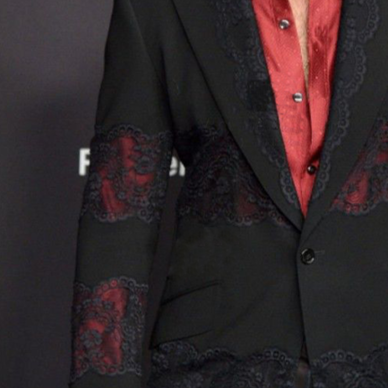 Stylish Retro Lace Patchwork Slim-fit Blazer