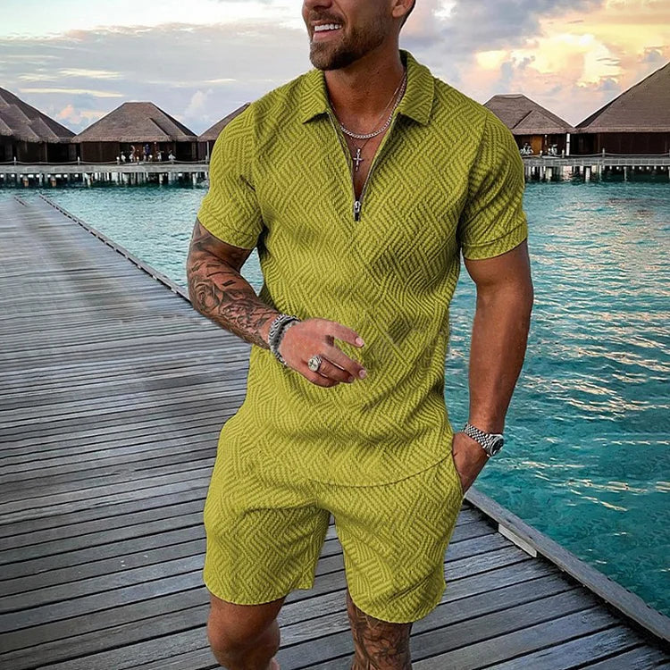 Luther I Polo + shorts set