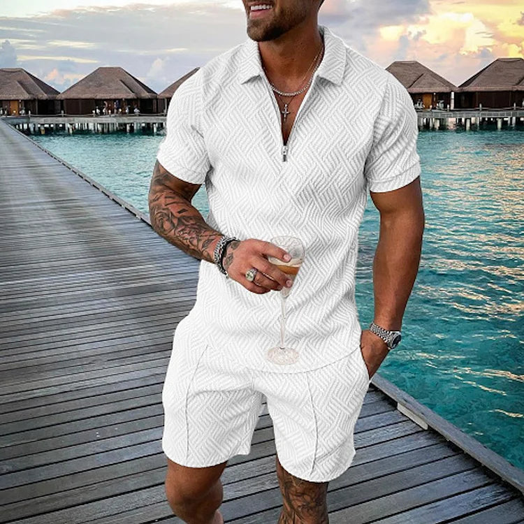 Luther I Polo + shorts set