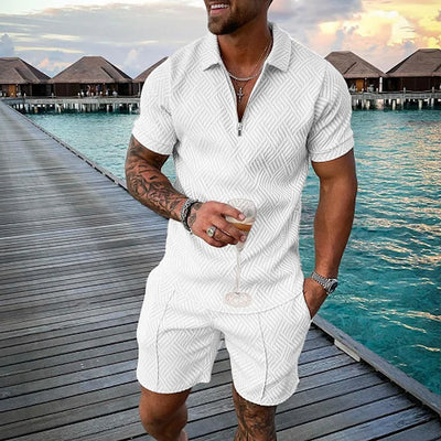 Luther I Polo + shorts set