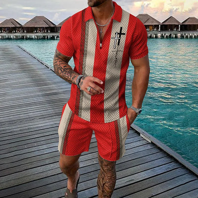Booker I Polo + shorts set