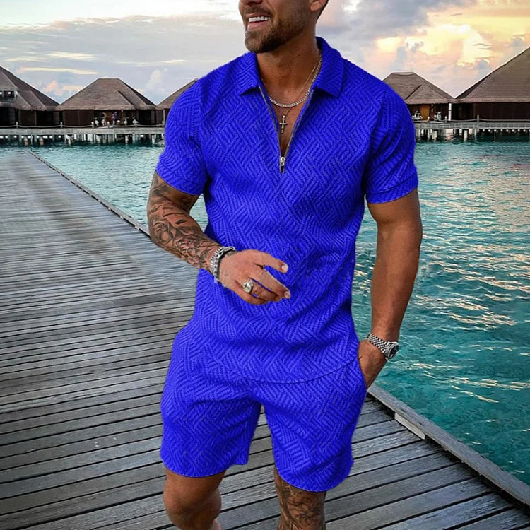 Luther I Polo + shorts set