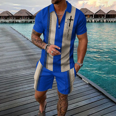 Booker I Polo + shorts set