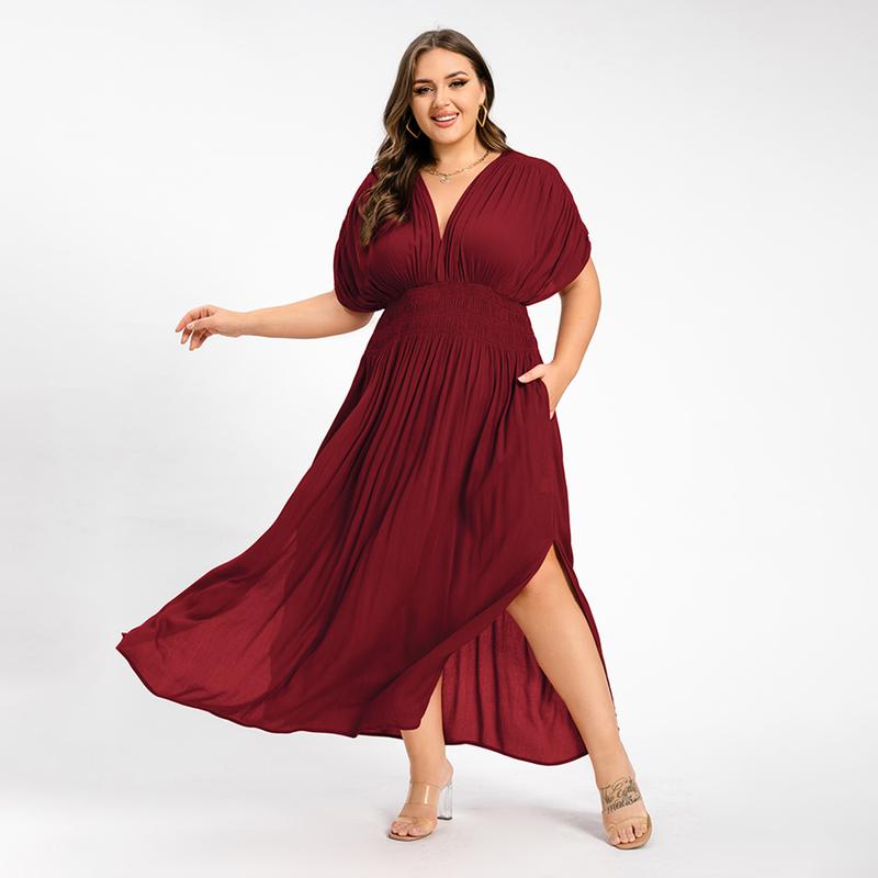 Aifah | Flowing Batwing Maxi