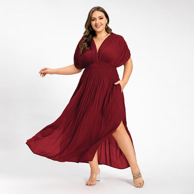 Aifah | Flowing Batwing Maxi