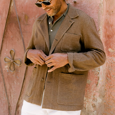Casual Comfort Linen Lapel Single Breasted Blazer