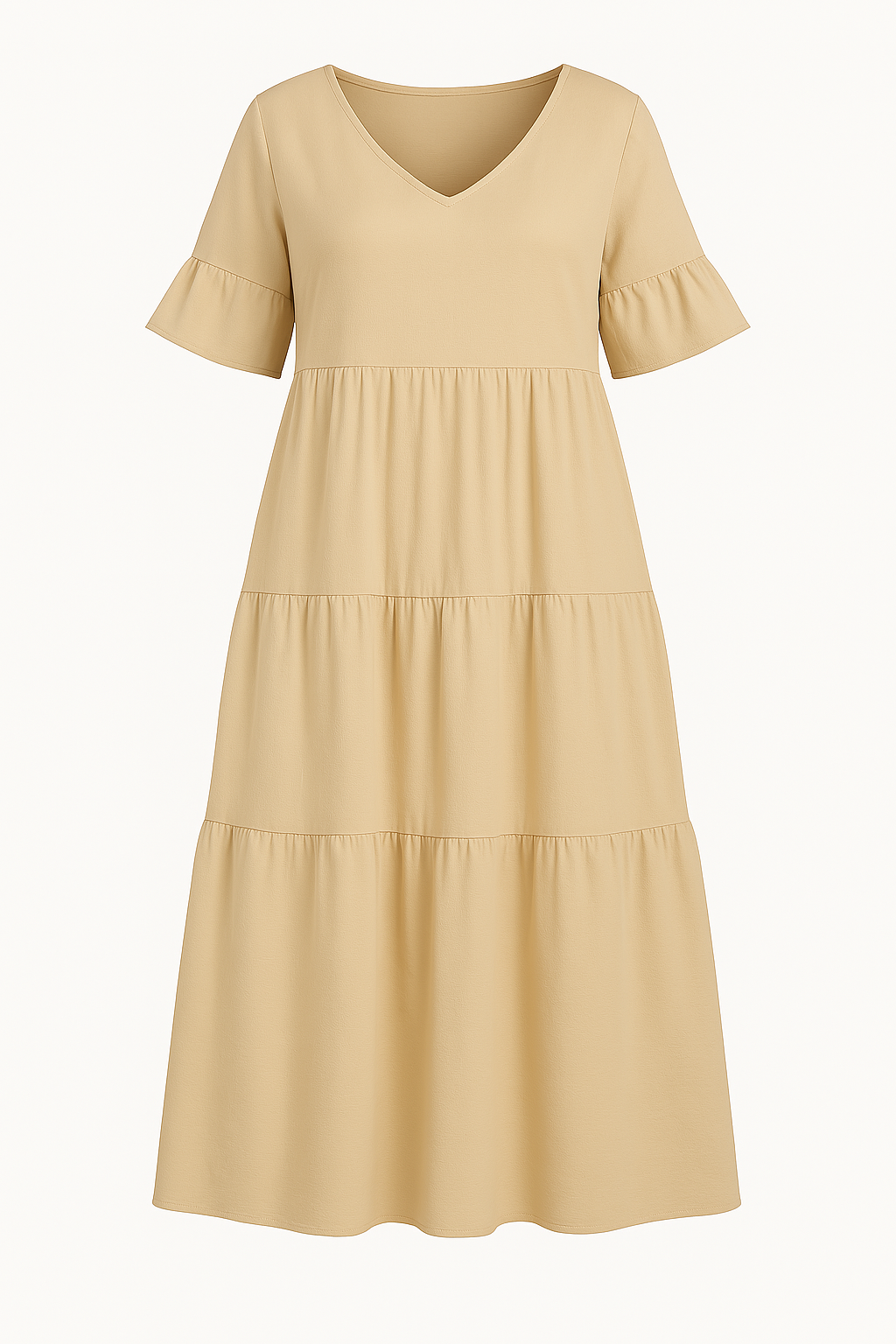 V-neck Tummy Covering Dress | VANCOUVER