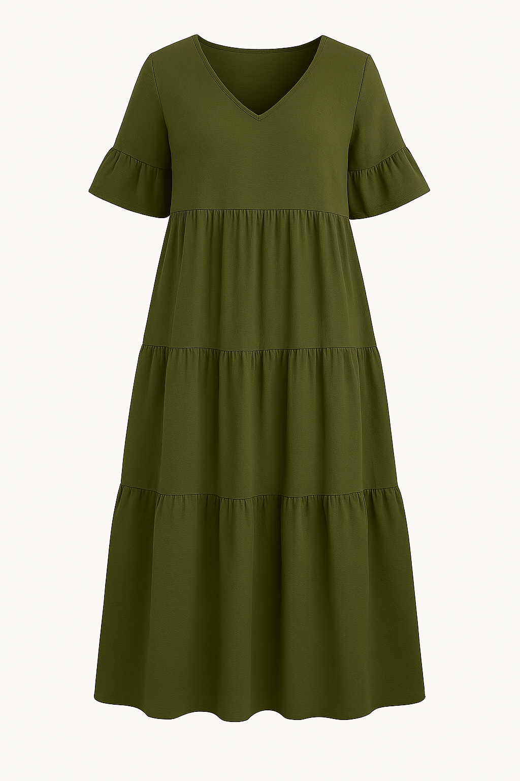 V-neck Tummy Covering Dress | VANCOUVER