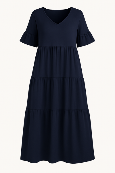 V-neck Tummy Covering Dress | VANCOUVER