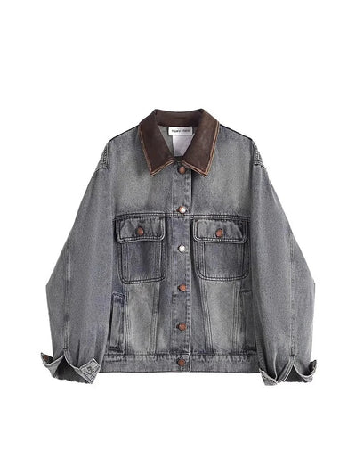 Women Blue Denim Jacket