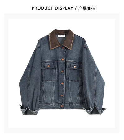 Women Blue Denim Jacket