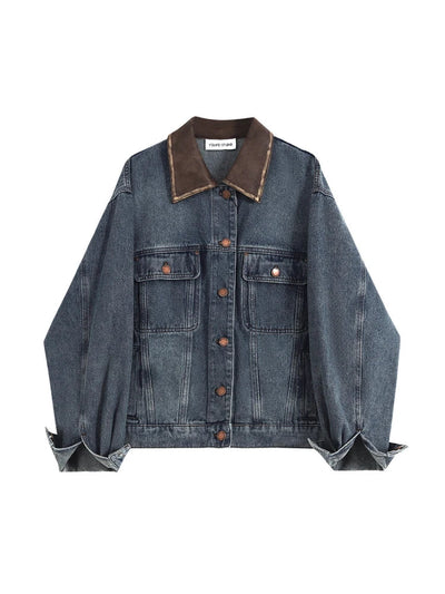 Women Blue Denim Jacket