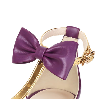 Gisele Bow-Strap Stilettos