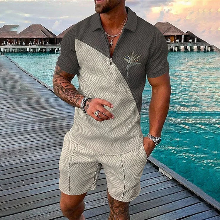 Theodore I Polo + shorts set