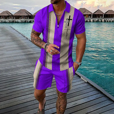 Booker I Polo + shorts set