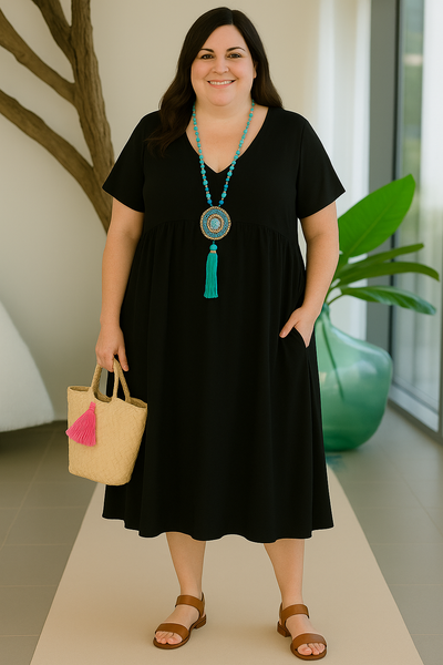 Tummy Covering Dress | HOUSTON