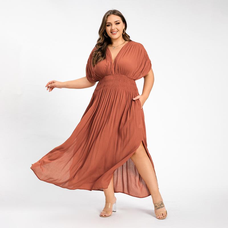 Aifah | Flowing Batwing Maxi