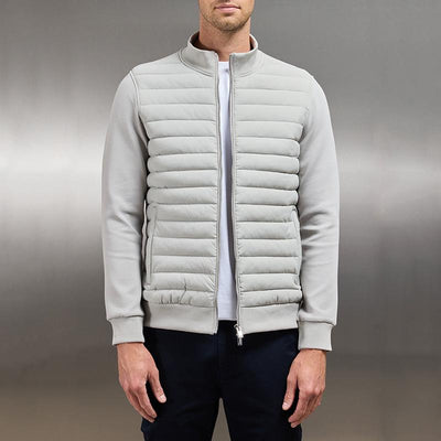 Men's Solid Color Stand Collar Short Thin Down Jacket
