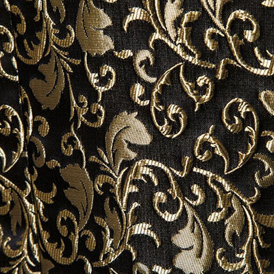Vintage Jacquard Lapel One Button Blazer