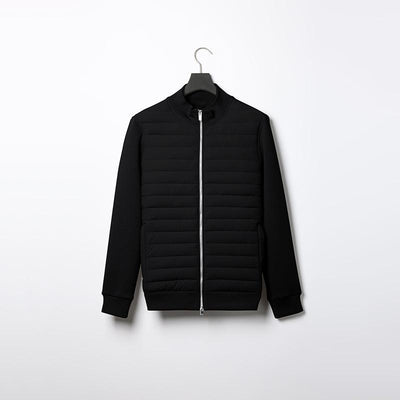 Men's Solid Color Stand Collar Short Thin Down Jacket