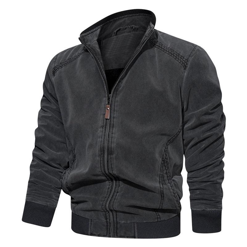 Men's Casual Stand Collar Jacket