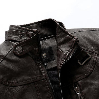 MEN'S STAND COLLAR FLEECE JACKET