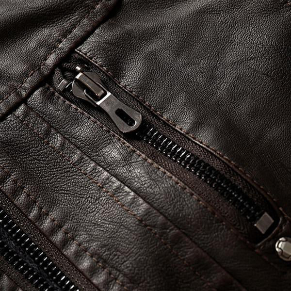 MEN'S STAND COLLAR FLEECE JACKET