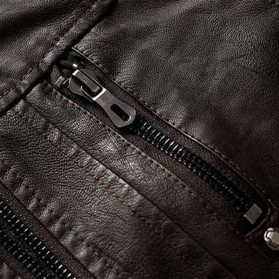 MEN'S STAND COLLAR FLEECE JACKET