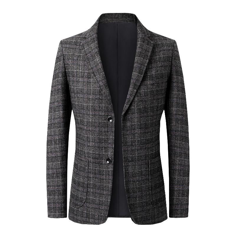 Casual Slim Check Blazer