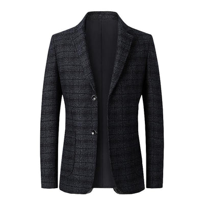 Casual Slim Check Blazer