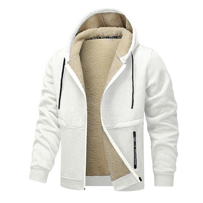 Men's Sherpa Thickened Hooded Jacket