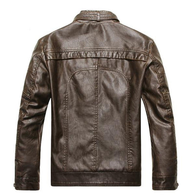 MEN'S STAND COLLAR FLEECE JACKET