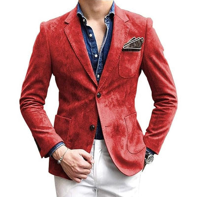 Solid Color Casual Lapel Blazer