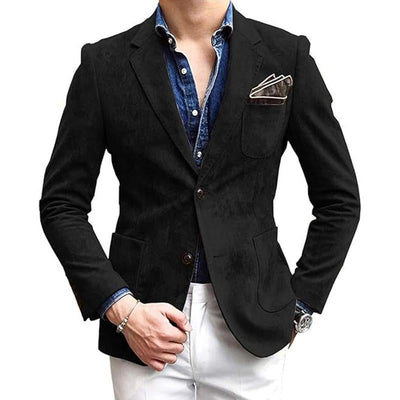 Solid Color Casual Lapel Blazer