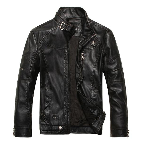 MEN'S STAND COLLAR FLEECE JACKET