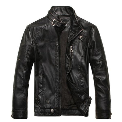 MEN'S STAND COLLAR FLEECE JACKET