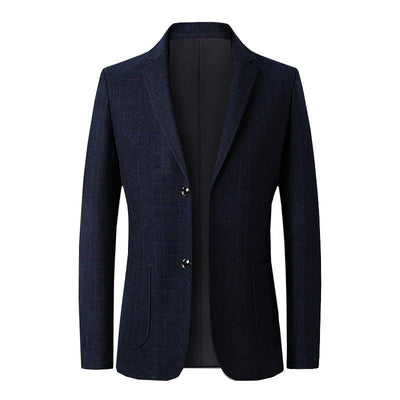Casual Slim Check Blazer
