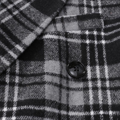 Autumn and Winter Lapel Thickened Plaid Blazer