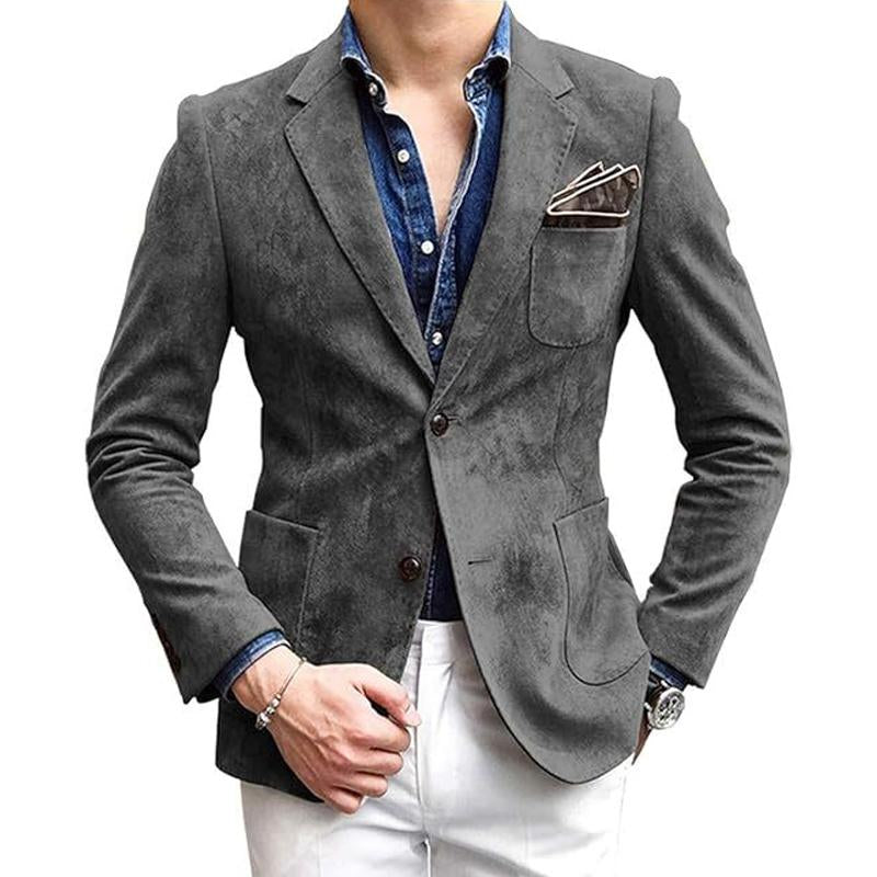 Solid Color Casual Lapel Blazer