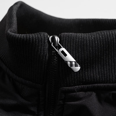 Men's Fleece Thickened Stand Collar Jacket