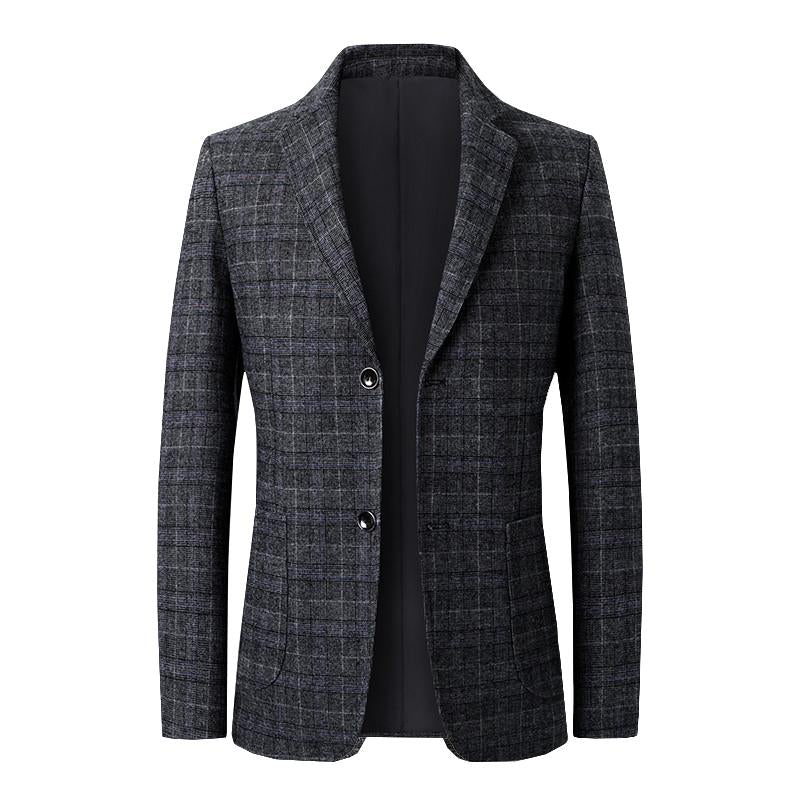 Casual Slim Check Blazer